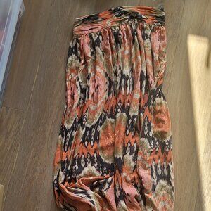 All Saints Ikat Alba Maxi Skirt